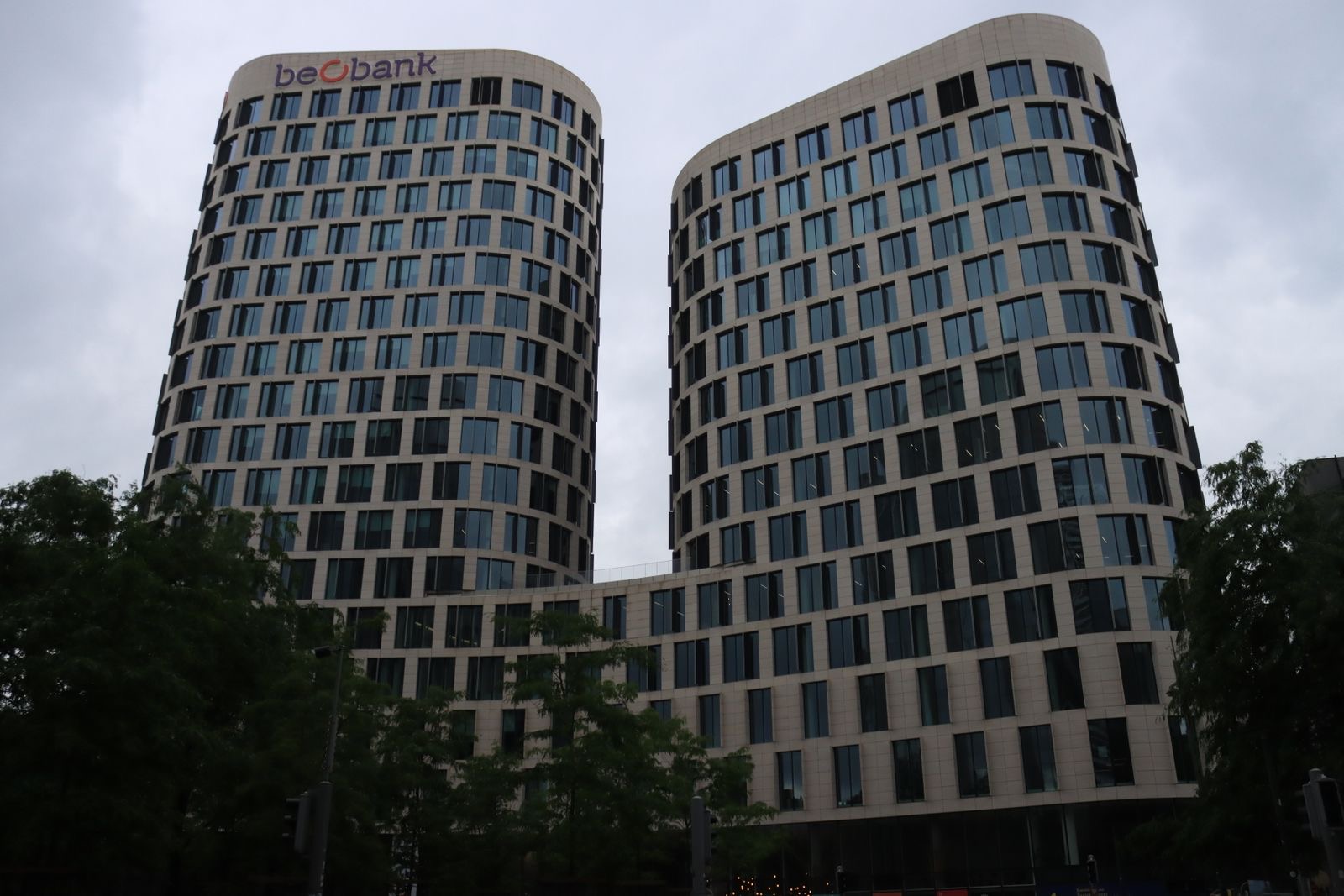 Office buildings in the Brussels financial district