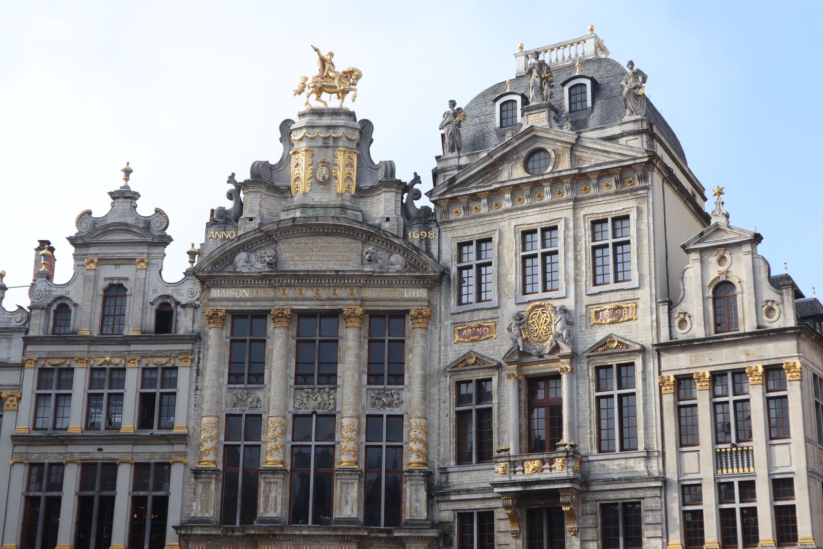 Office buildings in a Brussels business district
